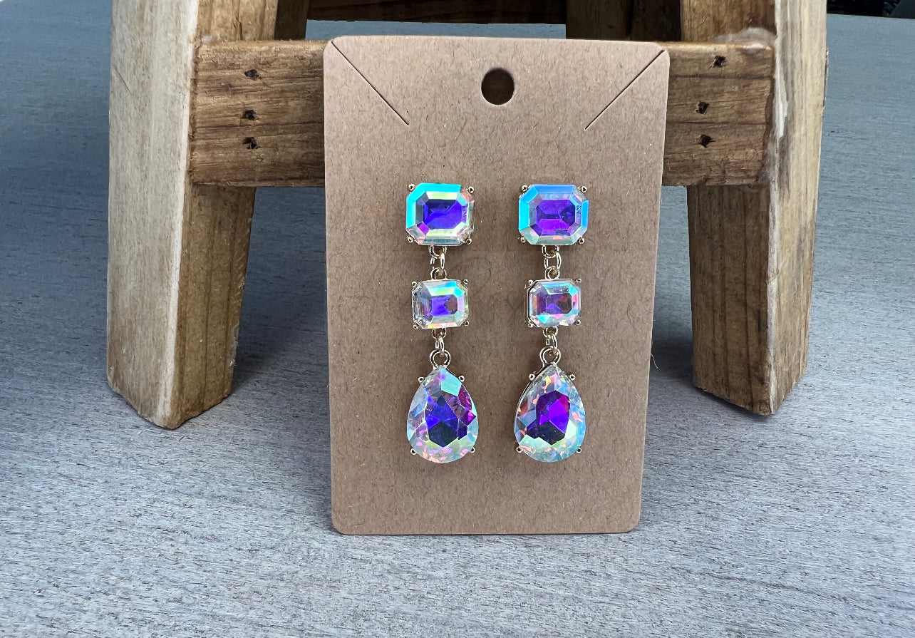 Glass Dangle Earrings