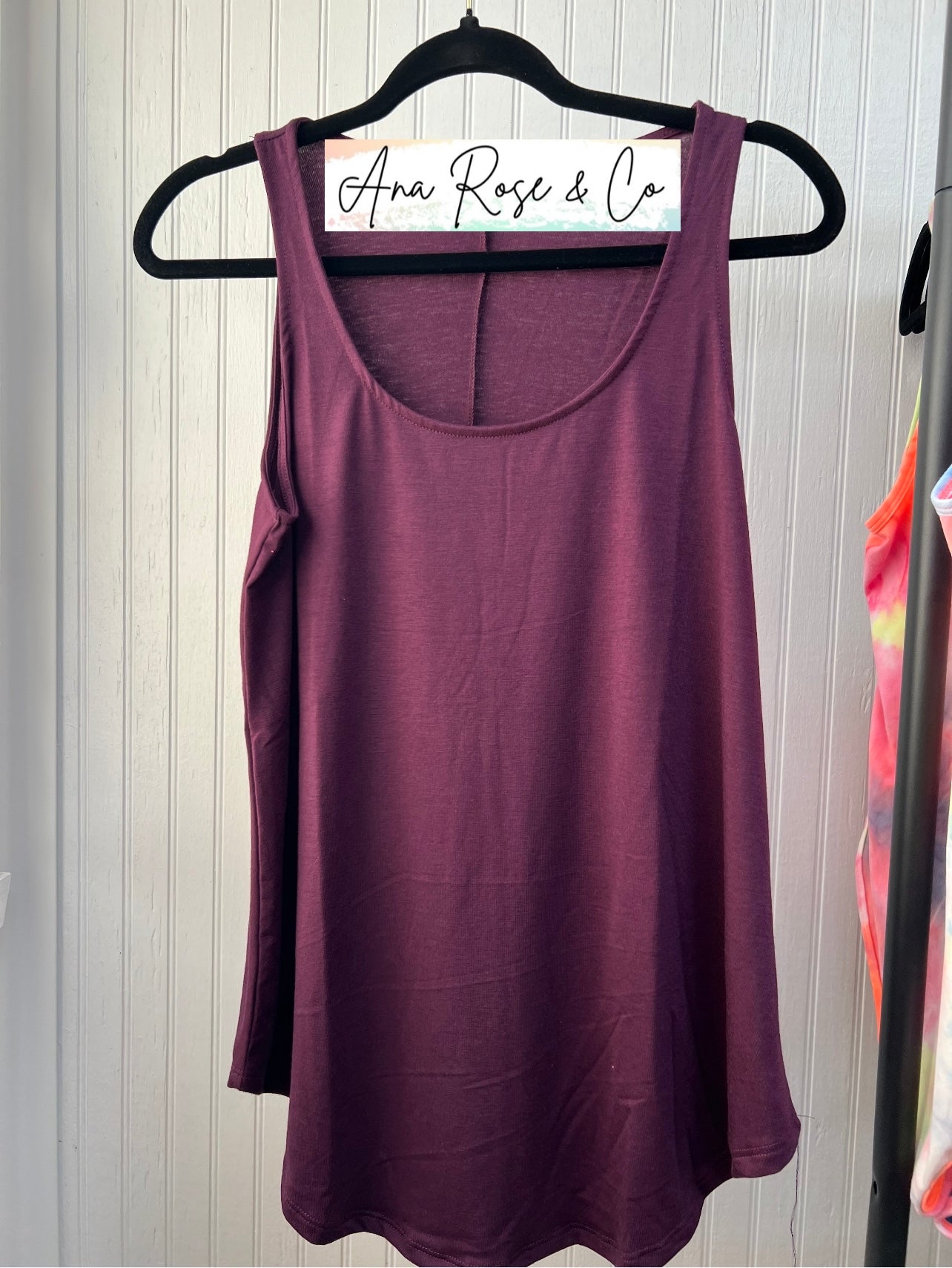 Purple Relaxed Fit Tank