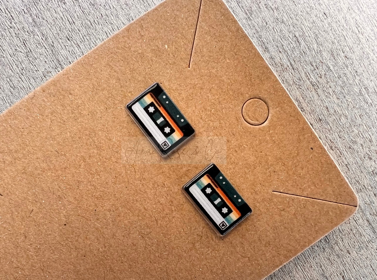 Cassette Tape Earrings