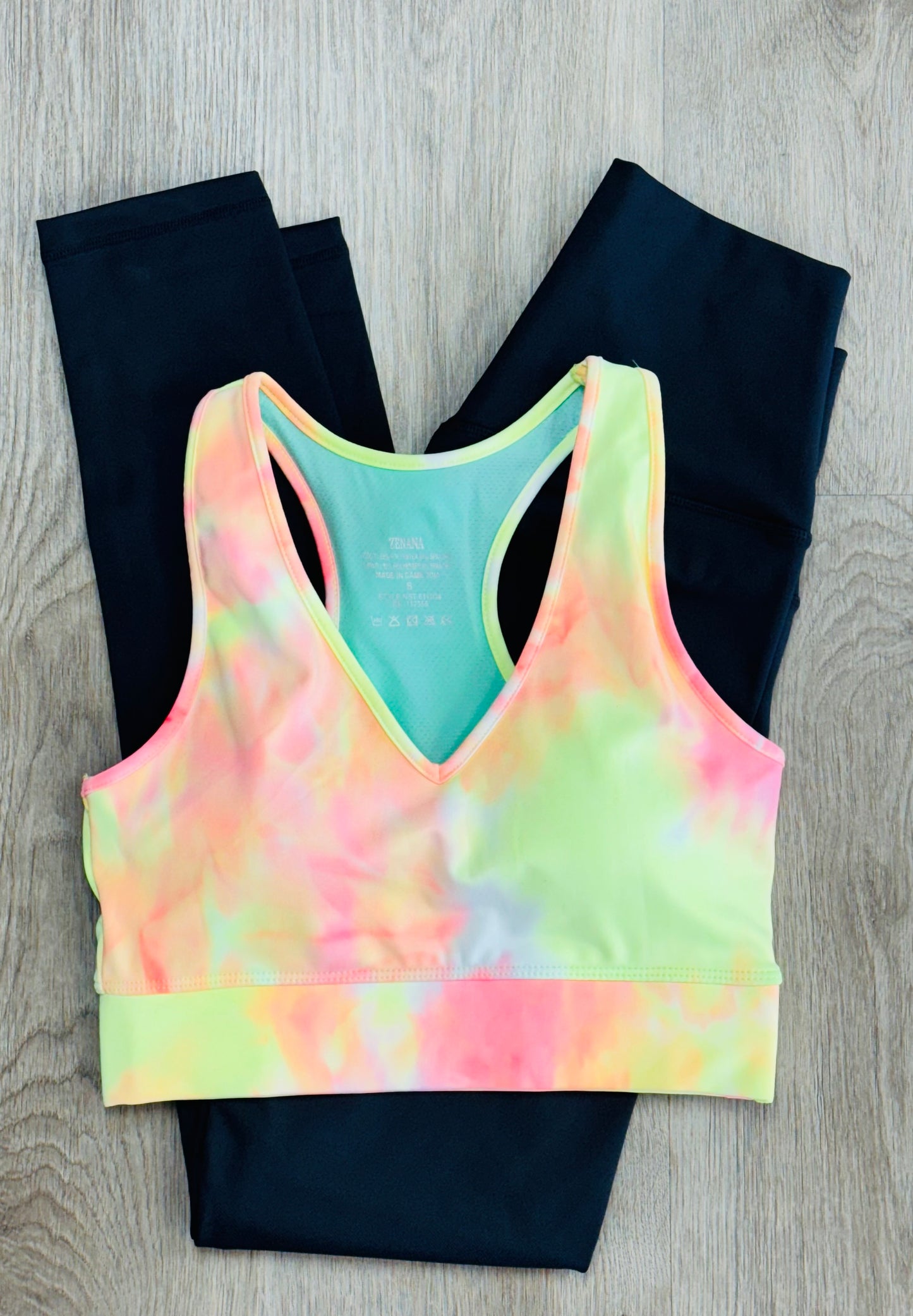 Yellow & Orange Tie Dye Bra