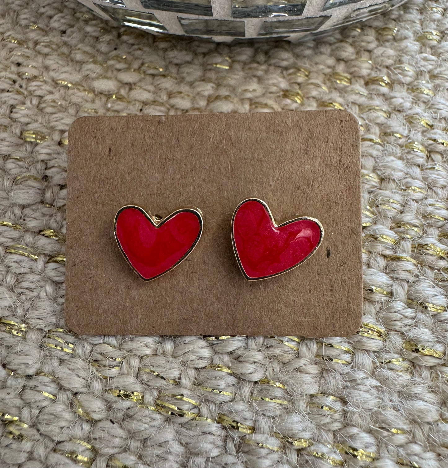 With Love Heart Earrings
