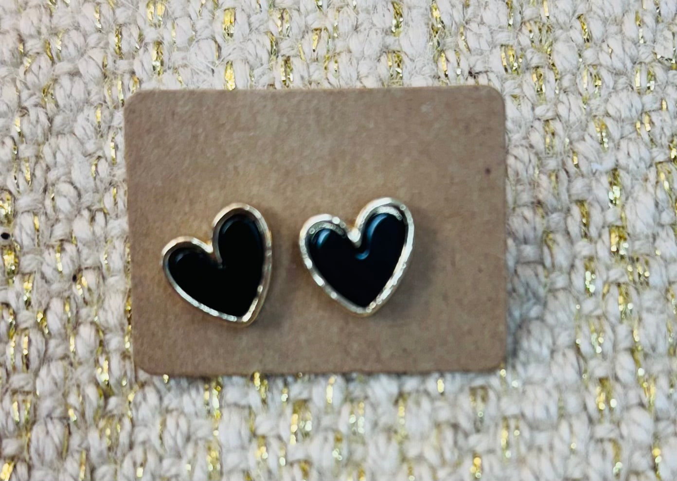 With Love Heart Earrings