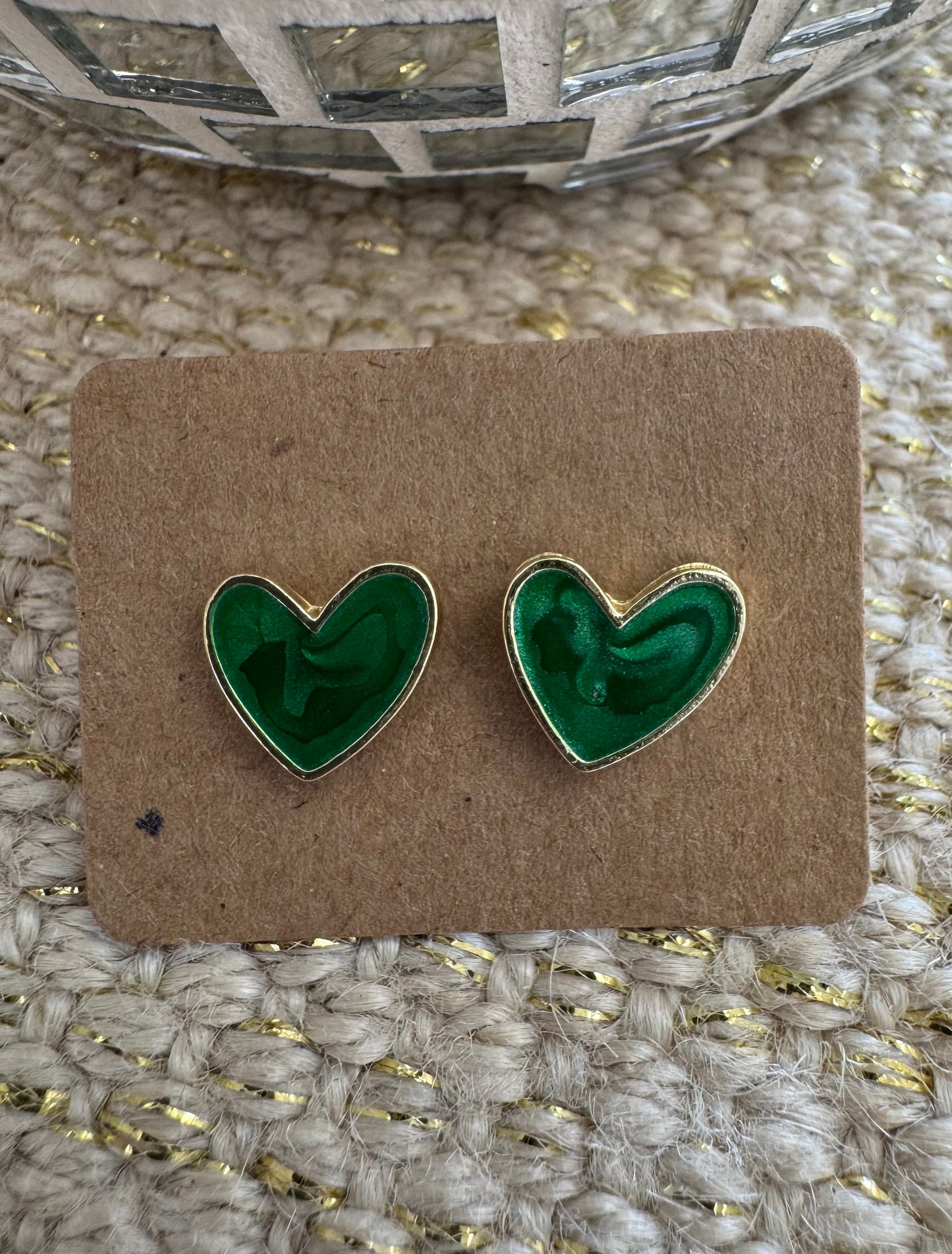With Love Heart Earrings