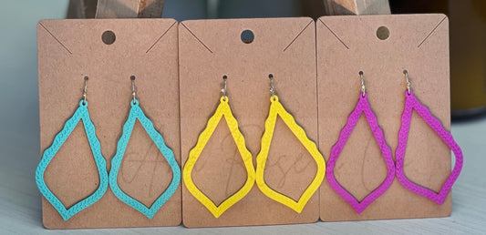 Neon Splash Earrings