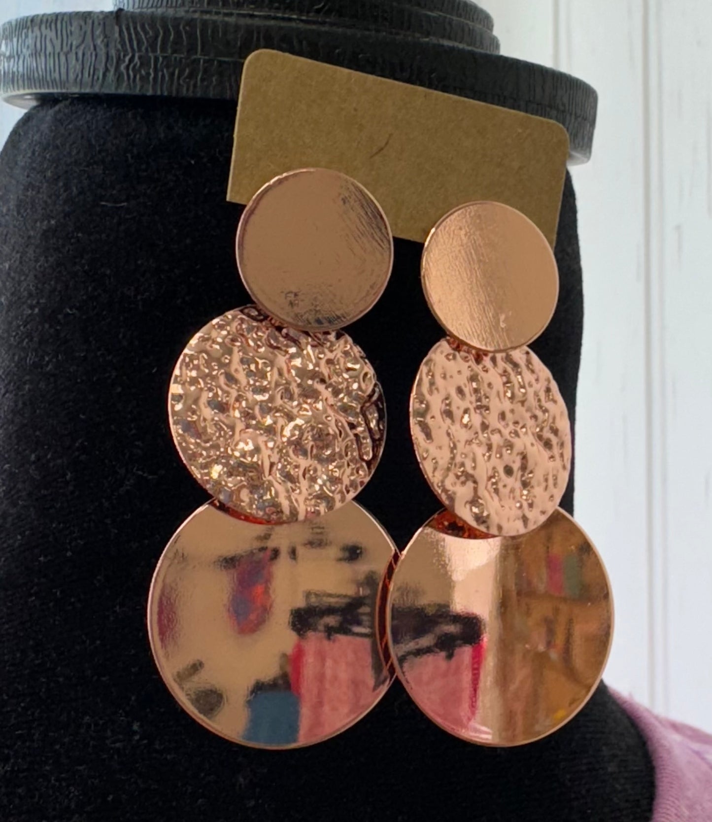 Texture Dangle Earrings