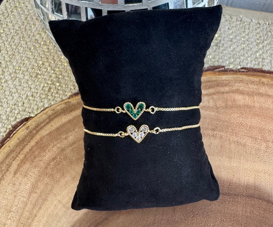 For Love Heart Toggle Bracelet