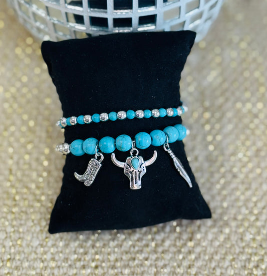 Like A Cowboy Bracelet Set