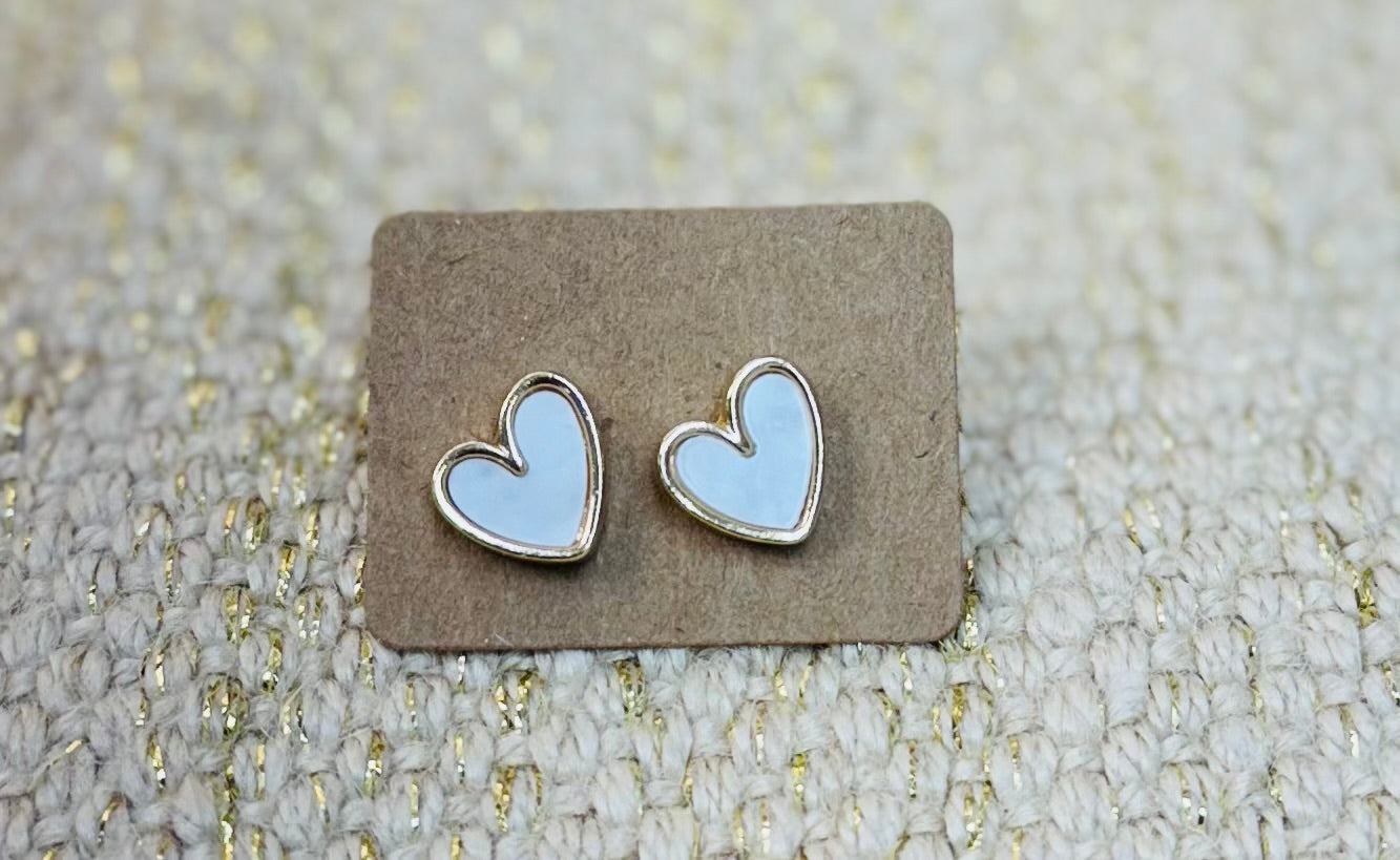 With Love Heart Earrings