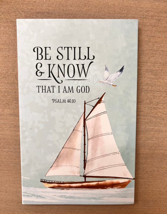 Be Still & Know notebook