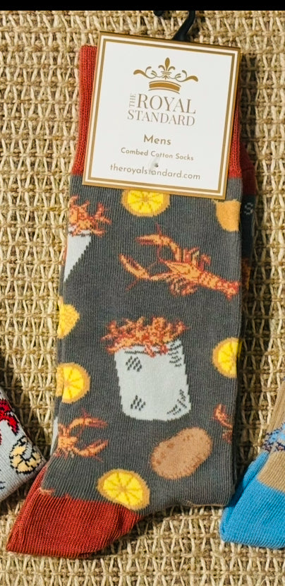 Men’s Crawfish Boil Socks