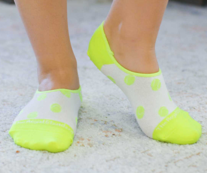 Tennis Ball No Show Socks