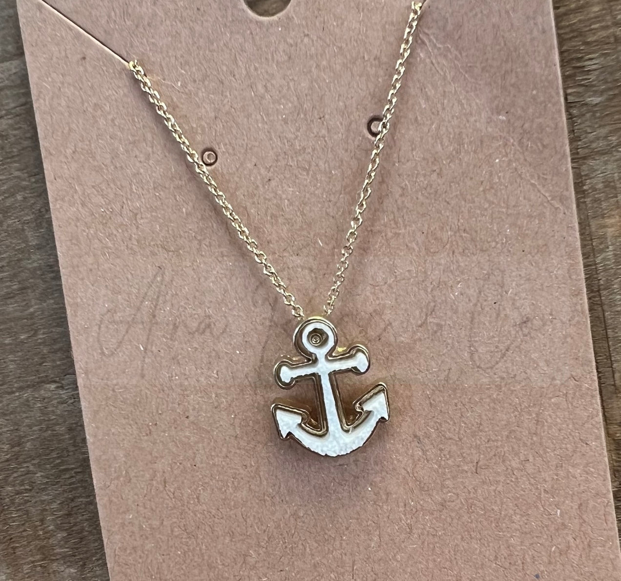 Anchor Pendant Necklace