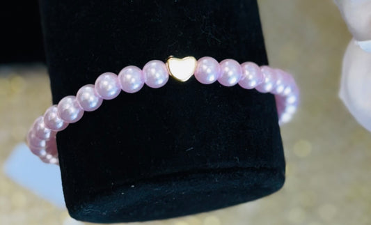 Pink Heart Bracelet