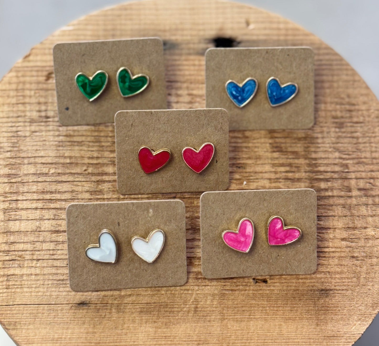 With Love Heart Earrings