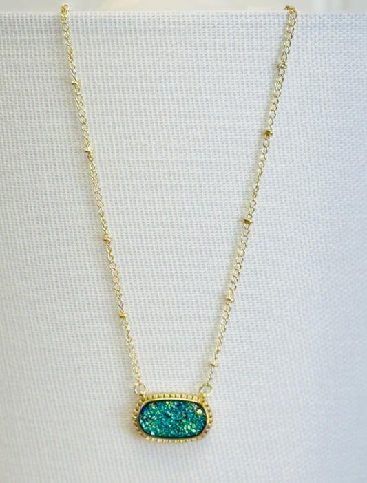 Druzy Stone Necklace
