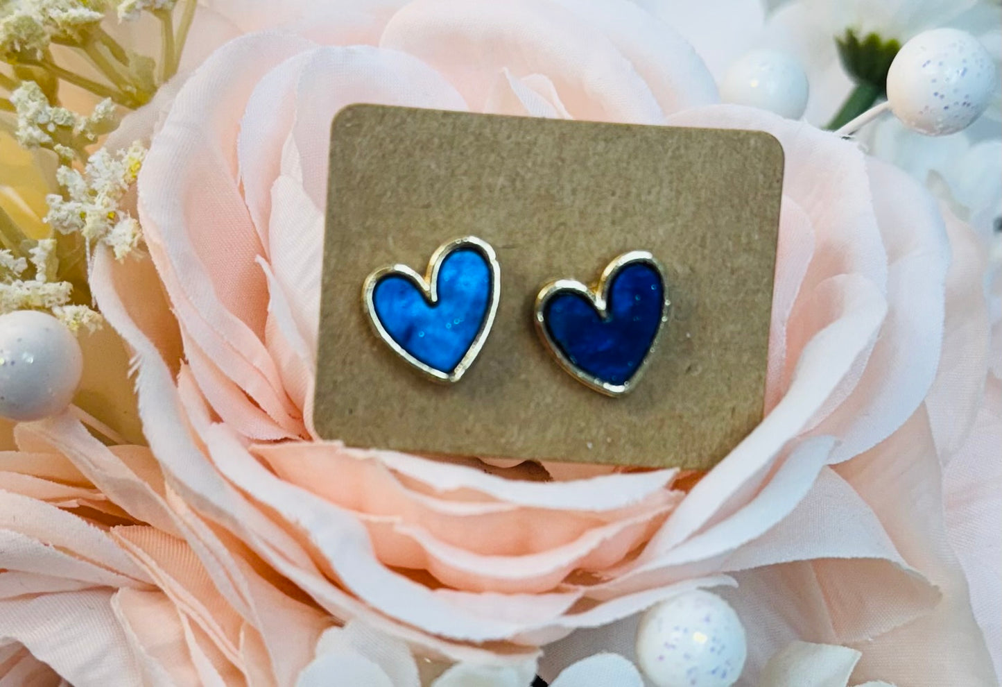With Love Heart Earrings
