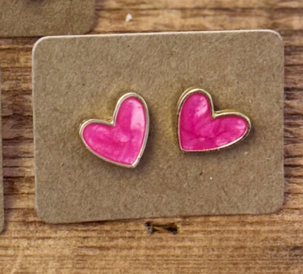 With Love Heart Earrings
