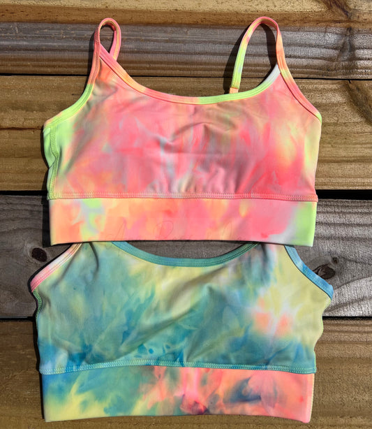 Neon Paint Sports Bra